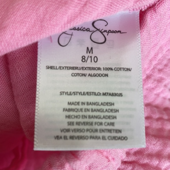 Big Girls Ruffled Button-Front Tank Top - Picture 8 of 8